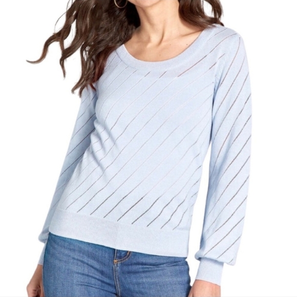 Modcloth Slant Get Enough Ballon sleeve sweater like new - Picture 1 of 5